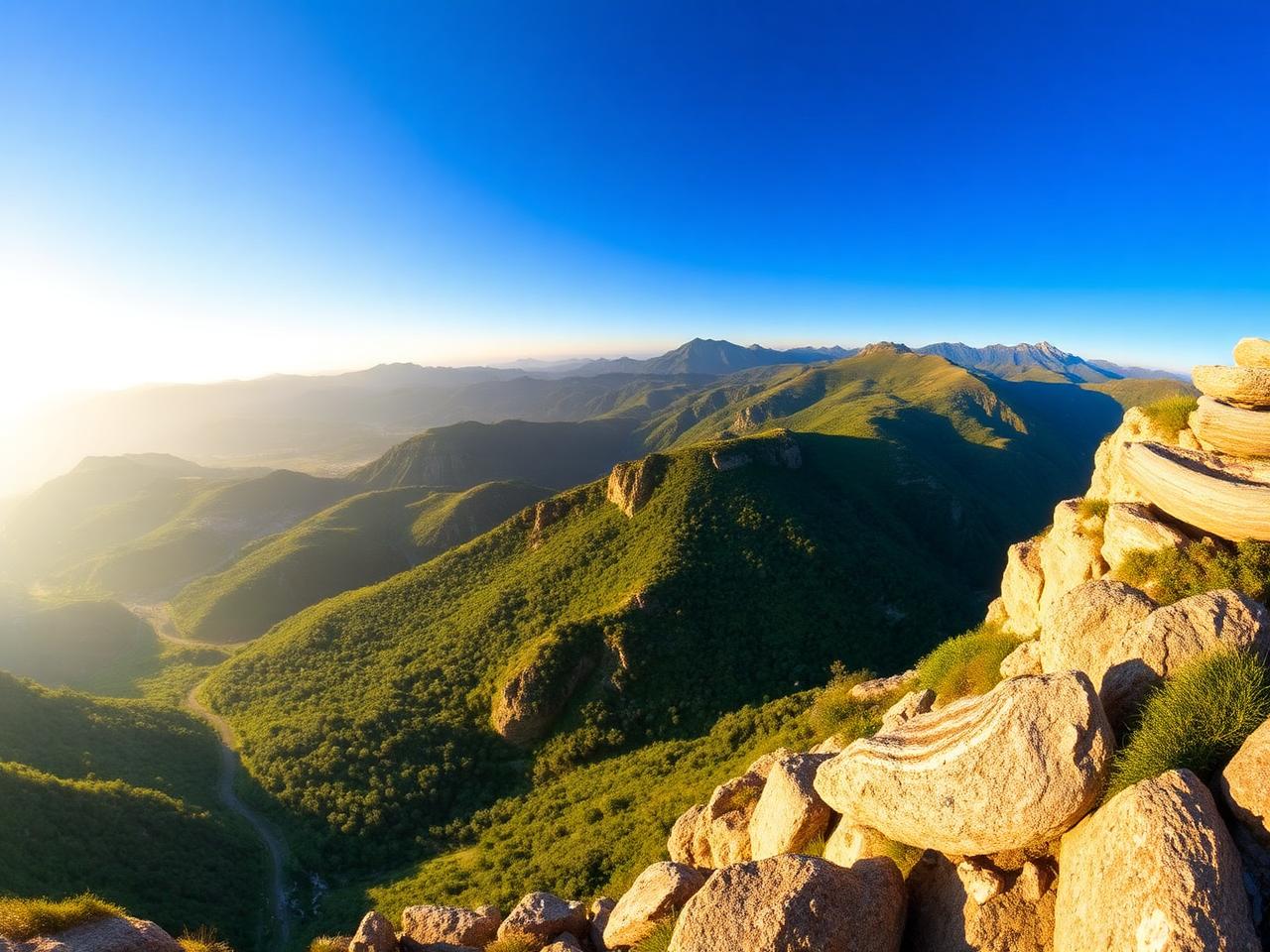 Vista panorâmica da Serra da Canastra